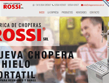 Tablet Screenshot of chopperasrossi.com.ar